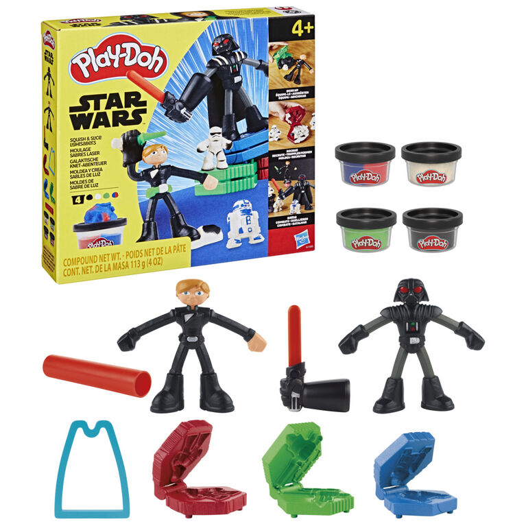 Play-Doh - Star Wars - Sabres laser à presser et à trancher