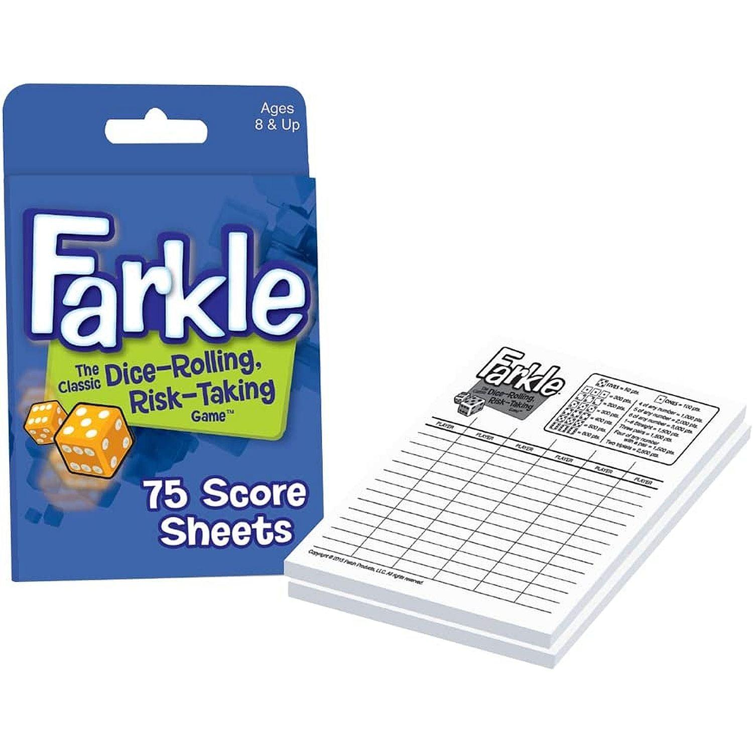 Play Monster - Farkle Score Sheets