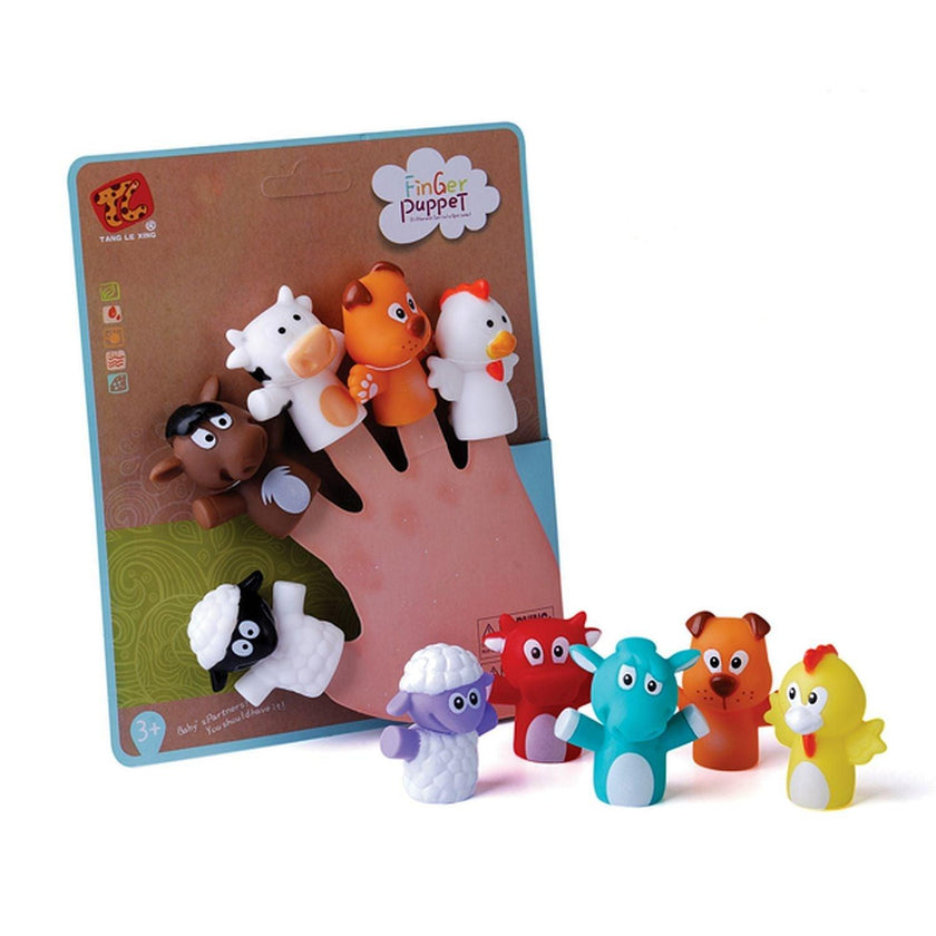 Playwell - Animal Finger Puppets(12Pcs/Disp)