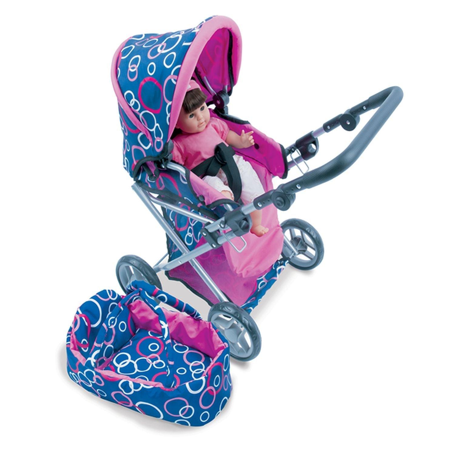 Playwell - Doll Stroller with Carry Cot