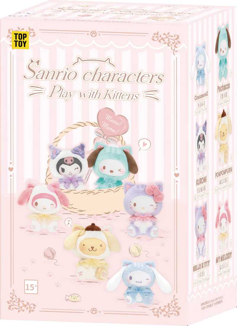 [pre order] Play with Kittens Series Plush Keychains Gift Blind Box