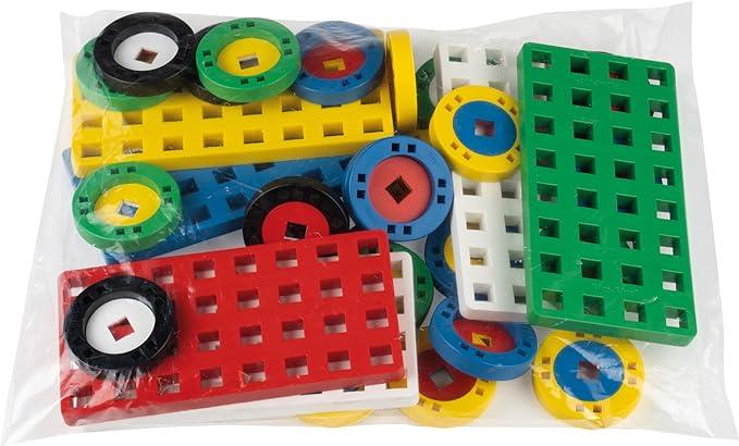 Plus-Plus - Big - Mix de roues et de plaques de base