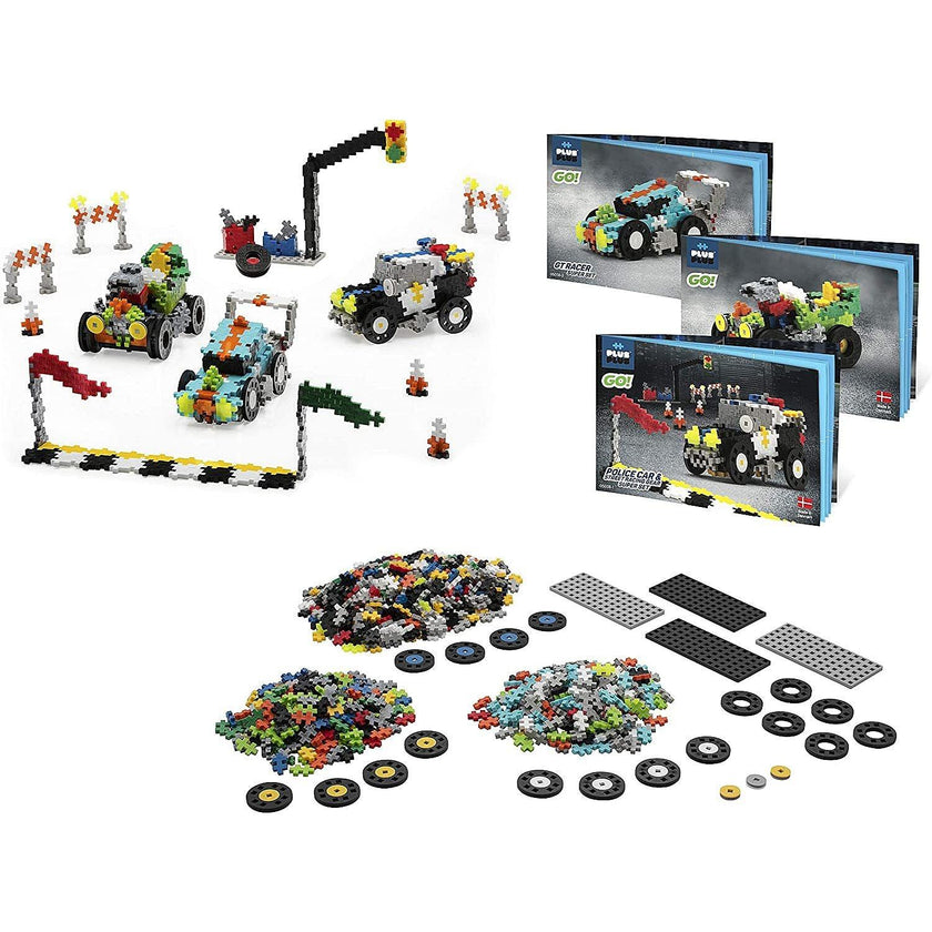 Plus-Plus - Go! - Street Racing Super Set - 900Pc ( Mult)