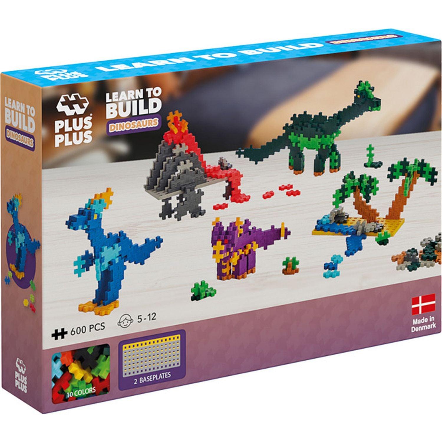 Plus-Plus - Learn To Build - Dinosaures - 500Pc