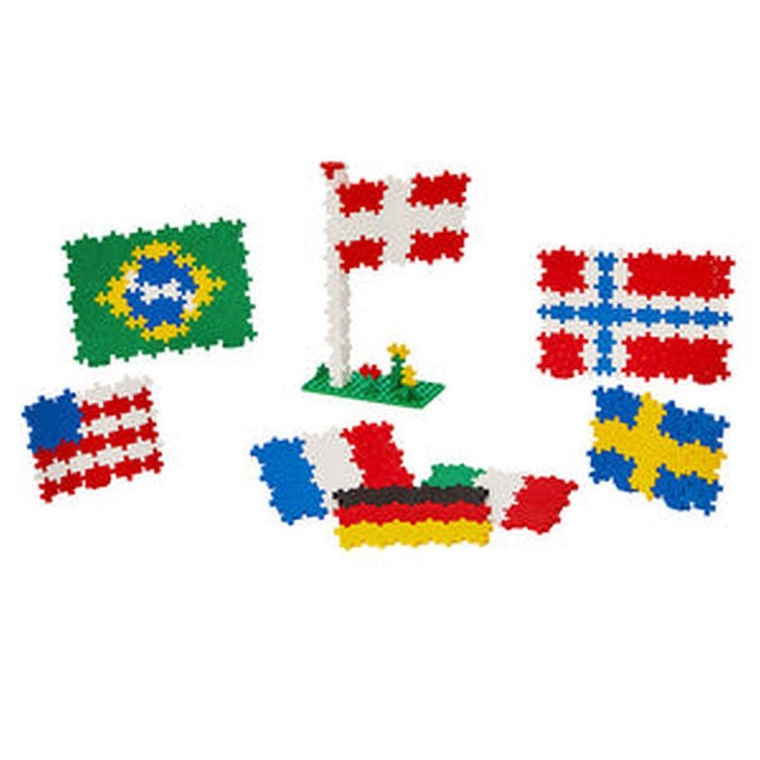 Plus-Plus - Learn To Build - Flags of The World - 600Pc