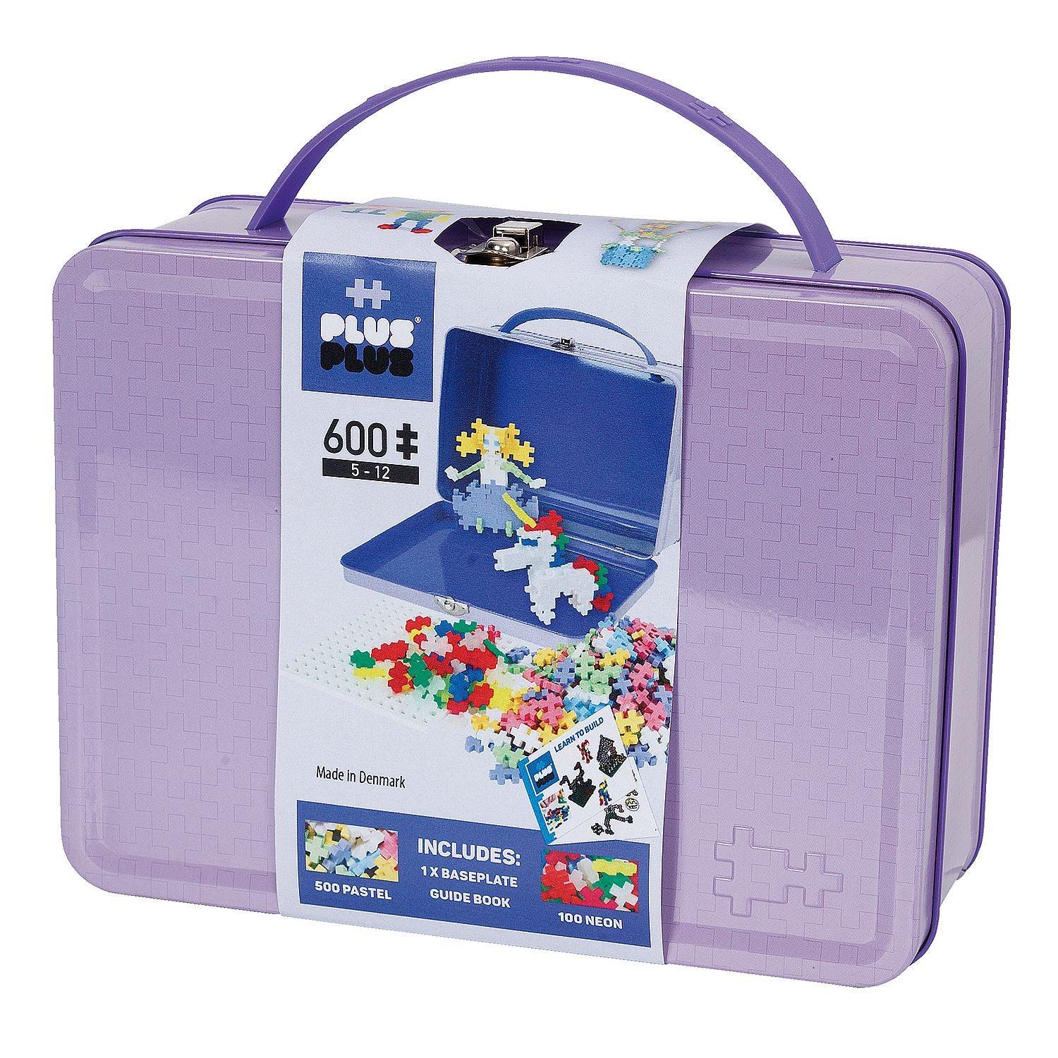 Plus-Plus - Pastel - Metal Suitcase - 600Pc