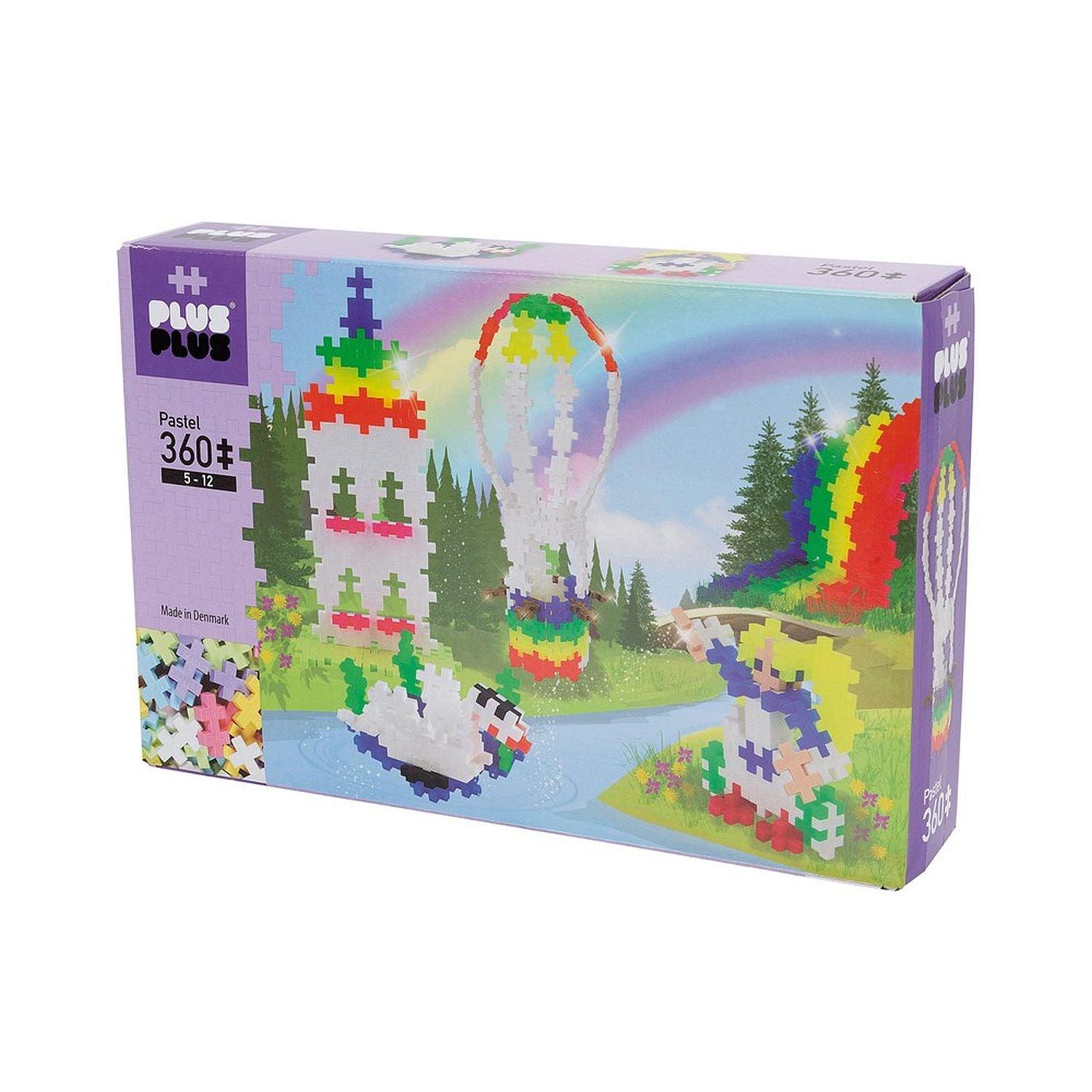 Plus-Plus - Pastel - Montgolfière arc-en-ciel - 360 pièces