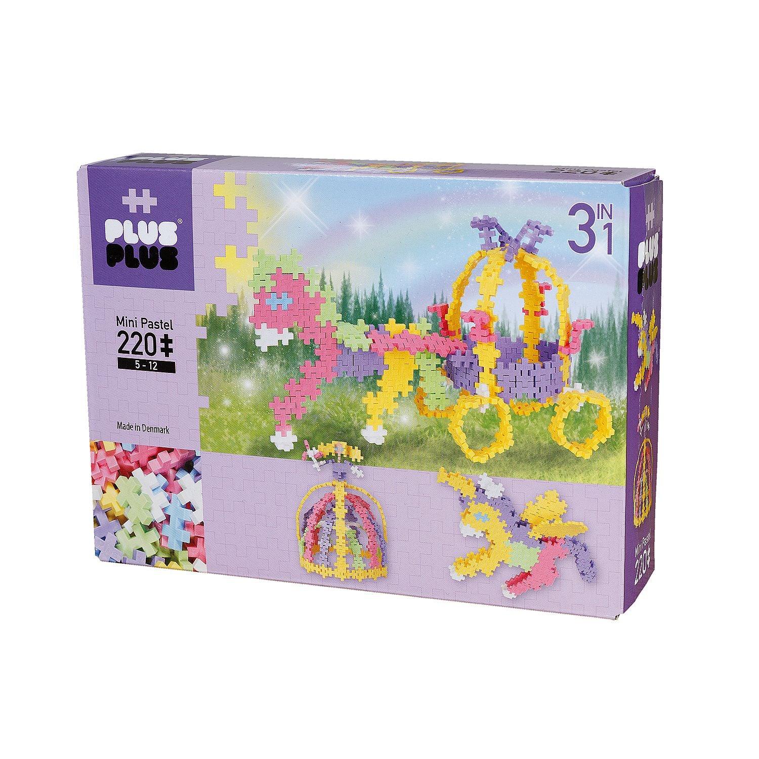 Plus-Plus - Pastel - Unicorn & Carriage - 220Pc