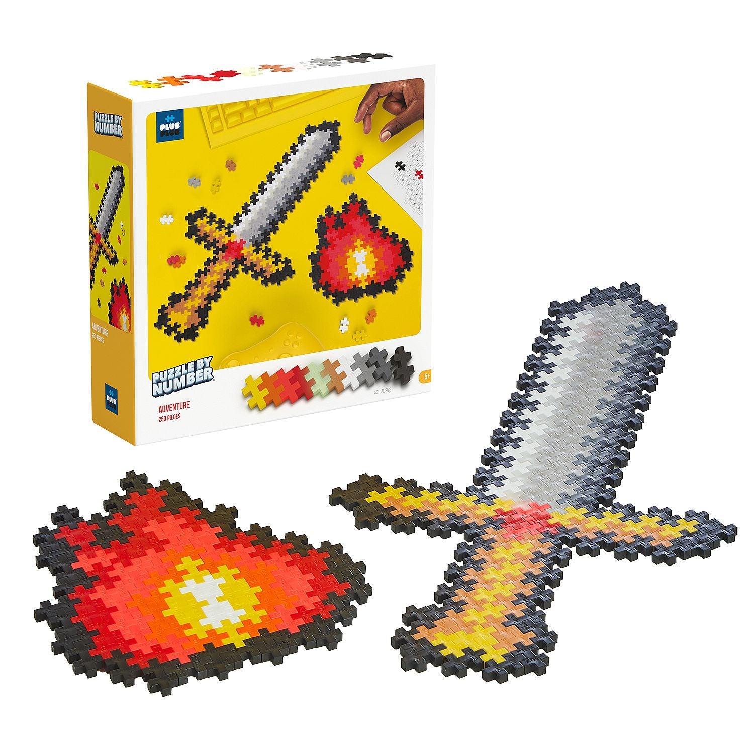 Plus-Plus - Puzzle By Number - Adventure - 250Pc