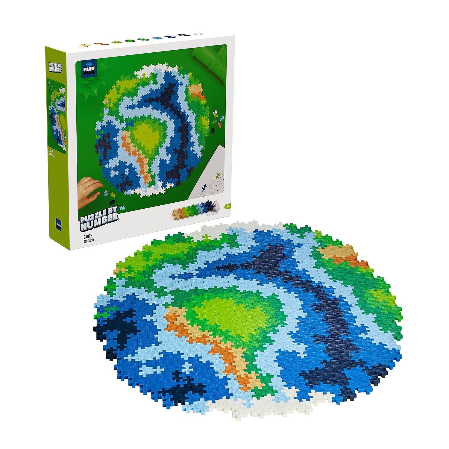 Plus-Plus - Puzzle By Number - Earth - 800Pc