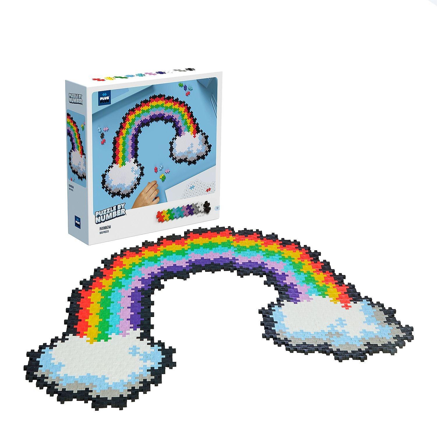 Plus-Plus - Puzzle By Number - Rainbow - 500Pc