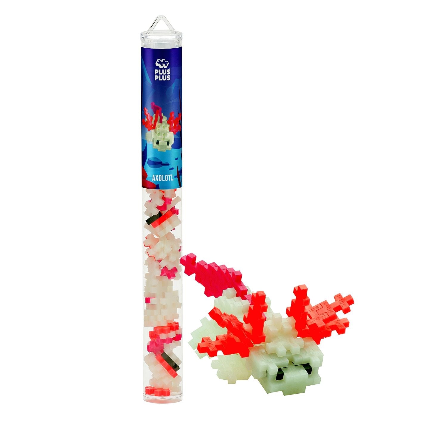 Plus-Plus - Tube - Axolotl - 70Pcs