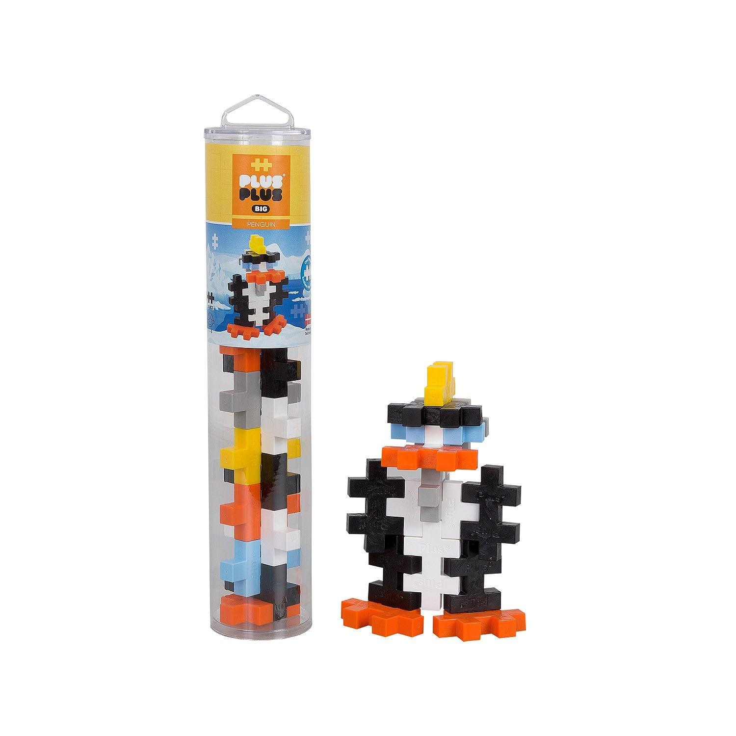 Plus-Plus - Tube - Big - Penguin - 15Pc