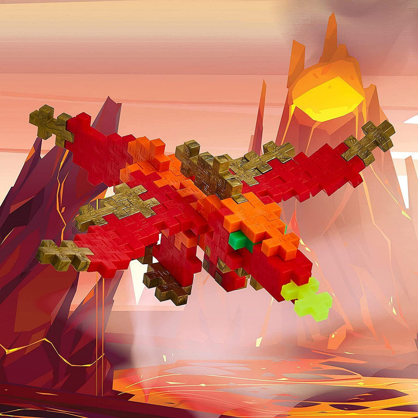 Plus-Plus - Tube - Dragon - 70 pièces