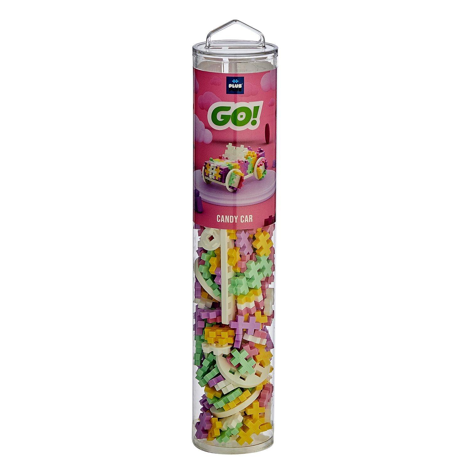 Plus-Plus - Tube Go - Color Cars Candy - 200Pc