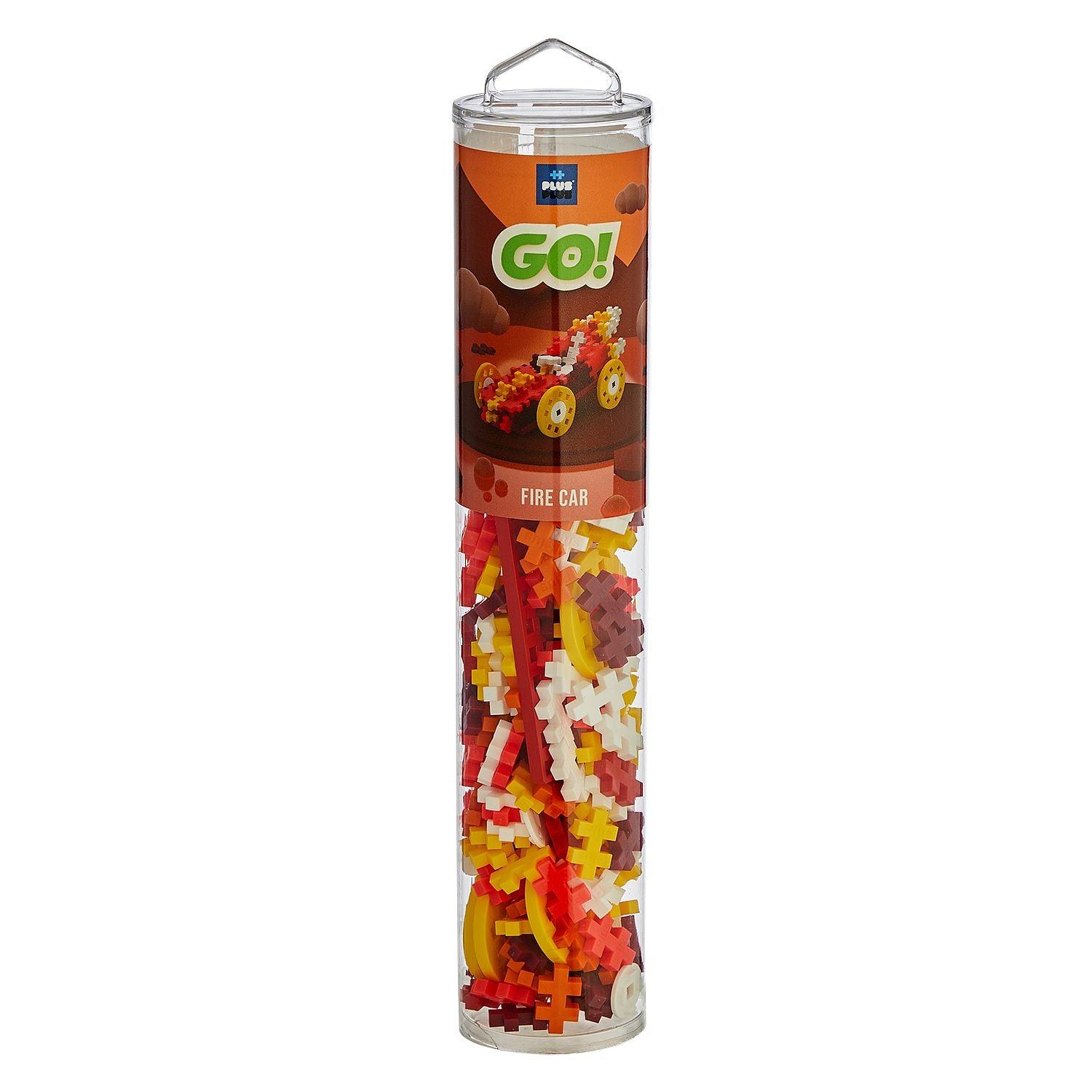 Plus-Plus - Tube Go - Color Cars Fire - 200 pièces
