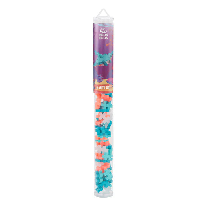 Plus-Plus - Tube - Manta Ray - 70Pcs