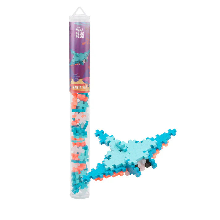 Plus-Plus - Tube - Manta Ray - 70Pcs