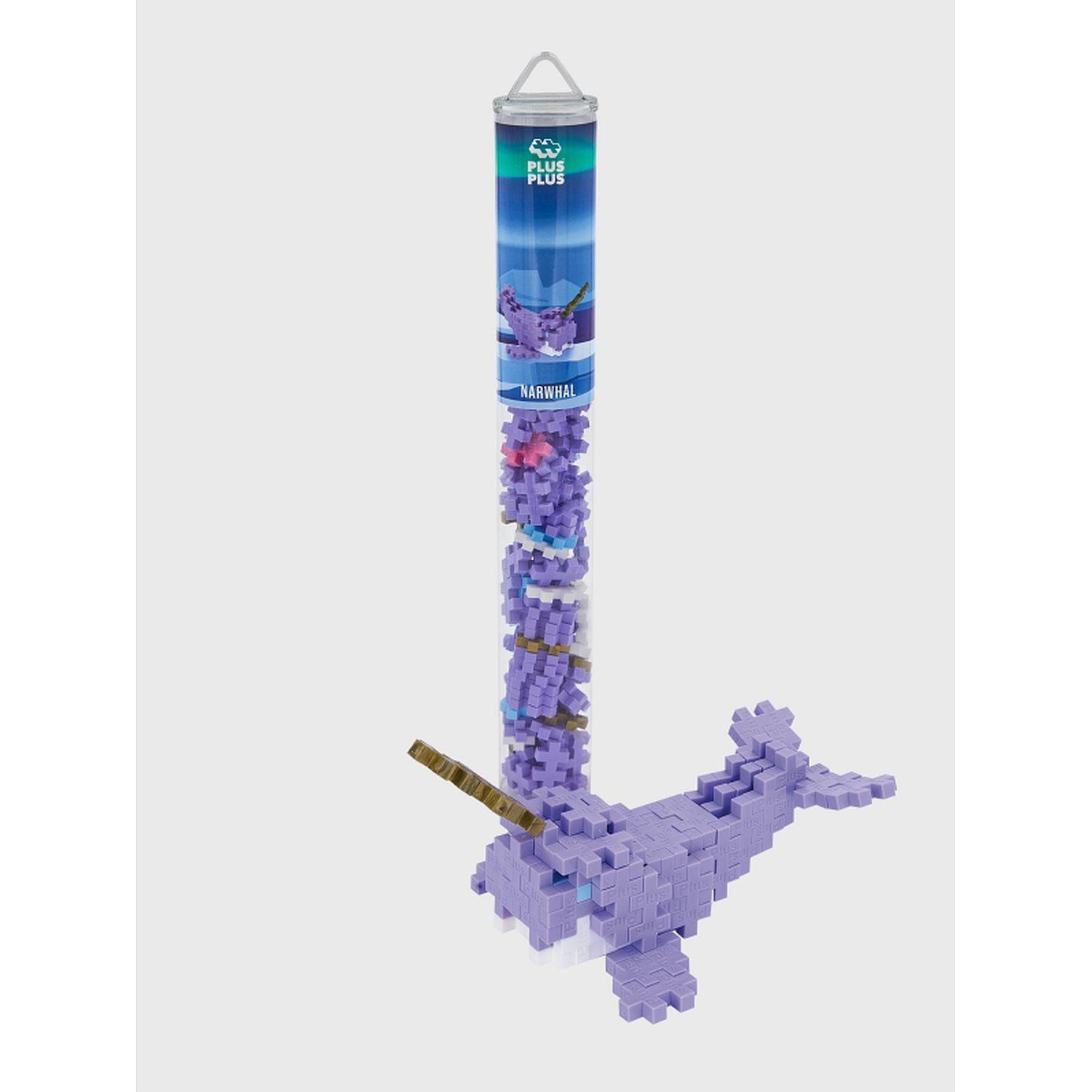 Plus-Plus - Tube - Narwhal - 70Pc
