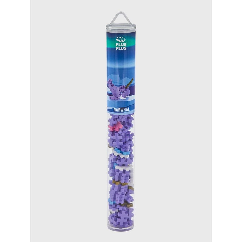 Plus-Plus - Tube - Narwhal - 70Pc