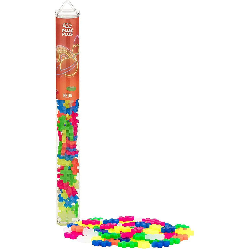 Plus-Plus - Tube - Neon Mix - 70Pc
