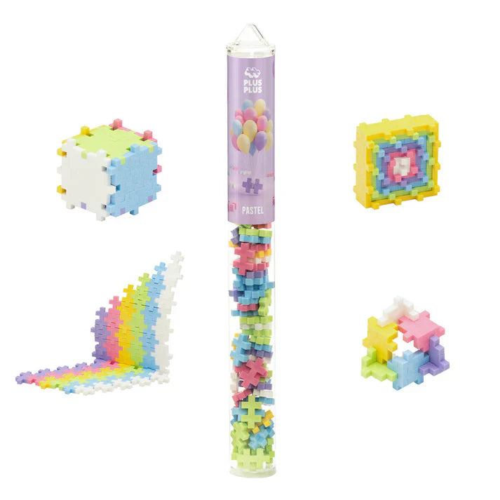 Plus-Plus - Tube - Mix Pastel - 70 pièces