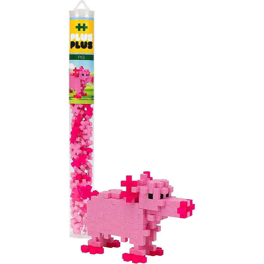 Plus-Plus - Tube - Pig - 70Pc