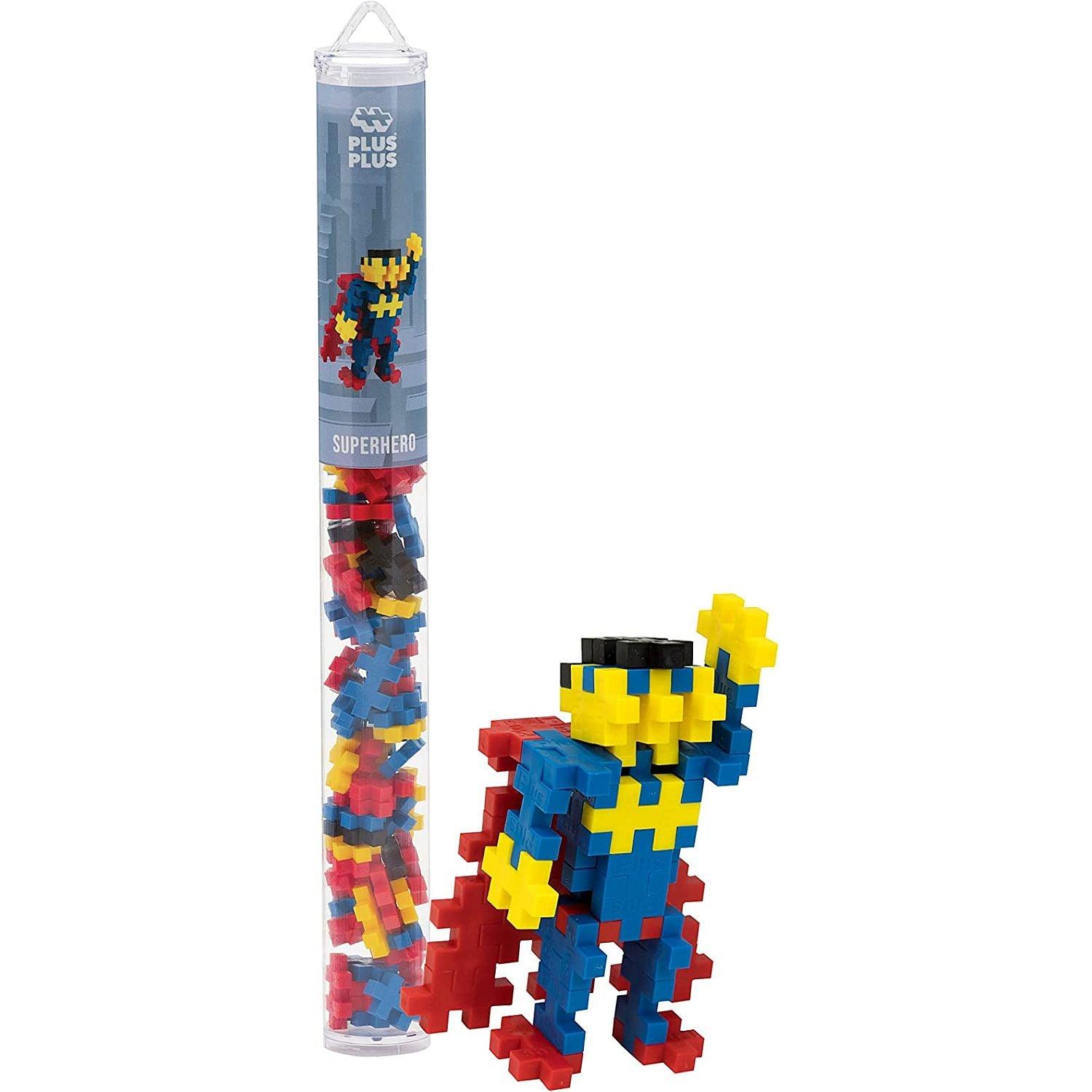 Plus-Plus - Tube - Superhero - 70Pc