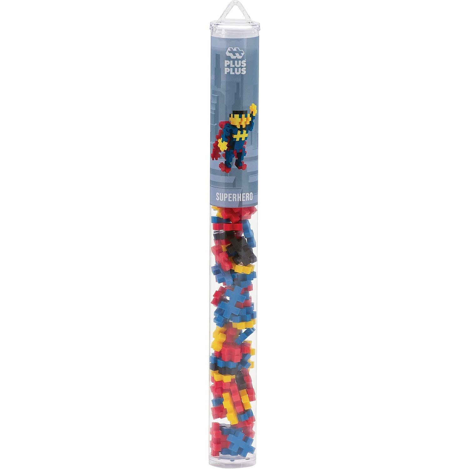 Plus-Plus - Tube - Superhero - 70Pc
