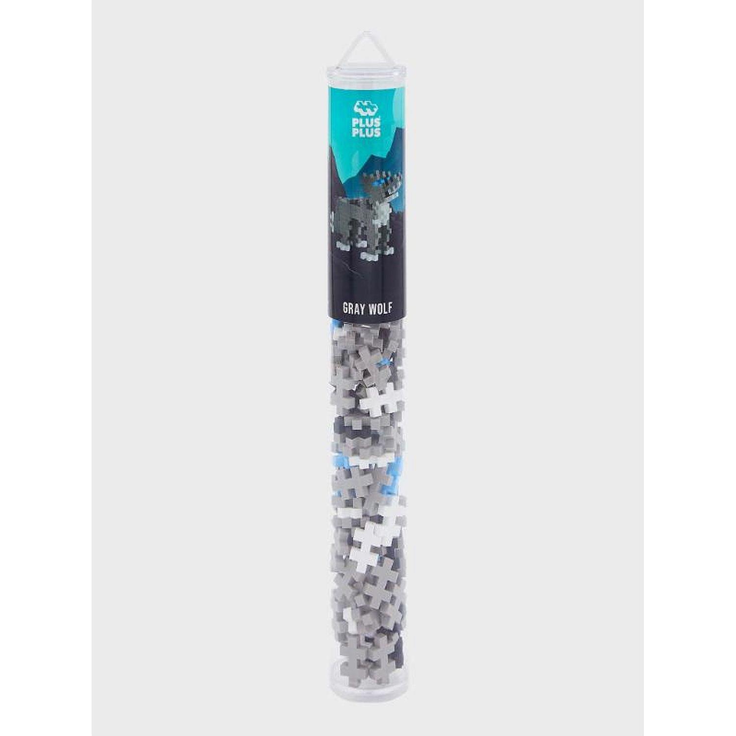 Plus-Plus - Tube - Wolf - 70Pc
