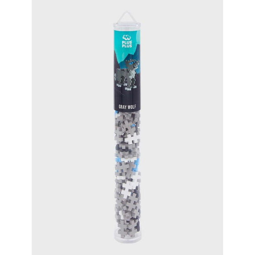 Plus-Plus - Tube - Wolf - 70Pc