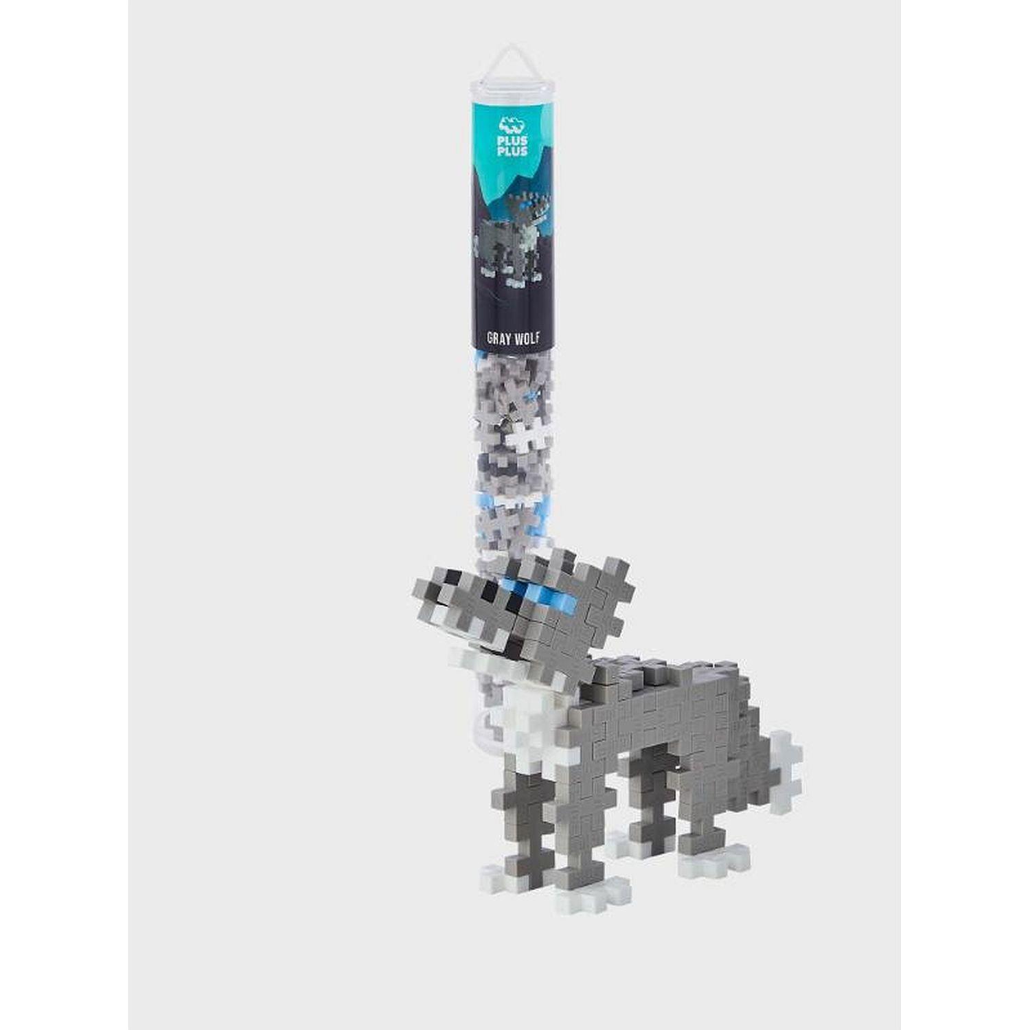 Plus-Plus - Tube - Wolf - 70Pc