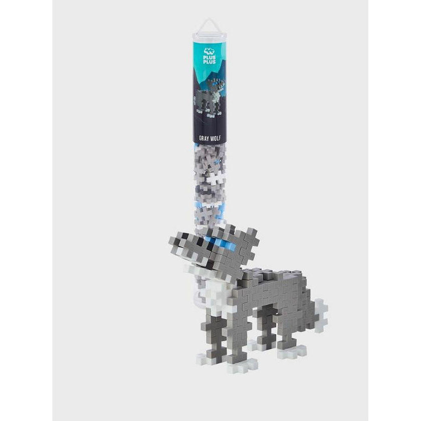 Plus-Plus - Tube - Wolf - 70Pc