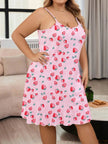 Plus Size Pajamas For Women Round Neck Thin