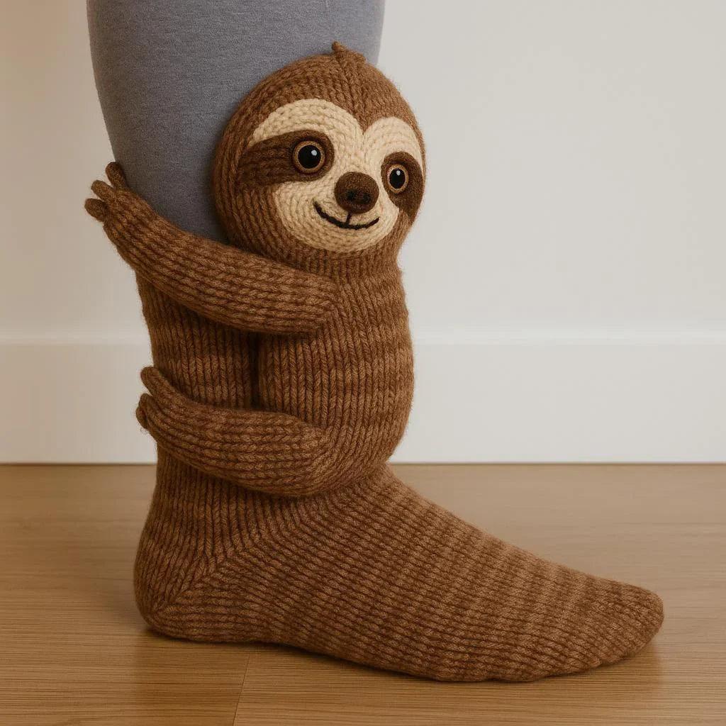 Plush Crochet Animal Cute Animal Socks