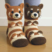 Plush Crochet Animal Cute Animal Socks
