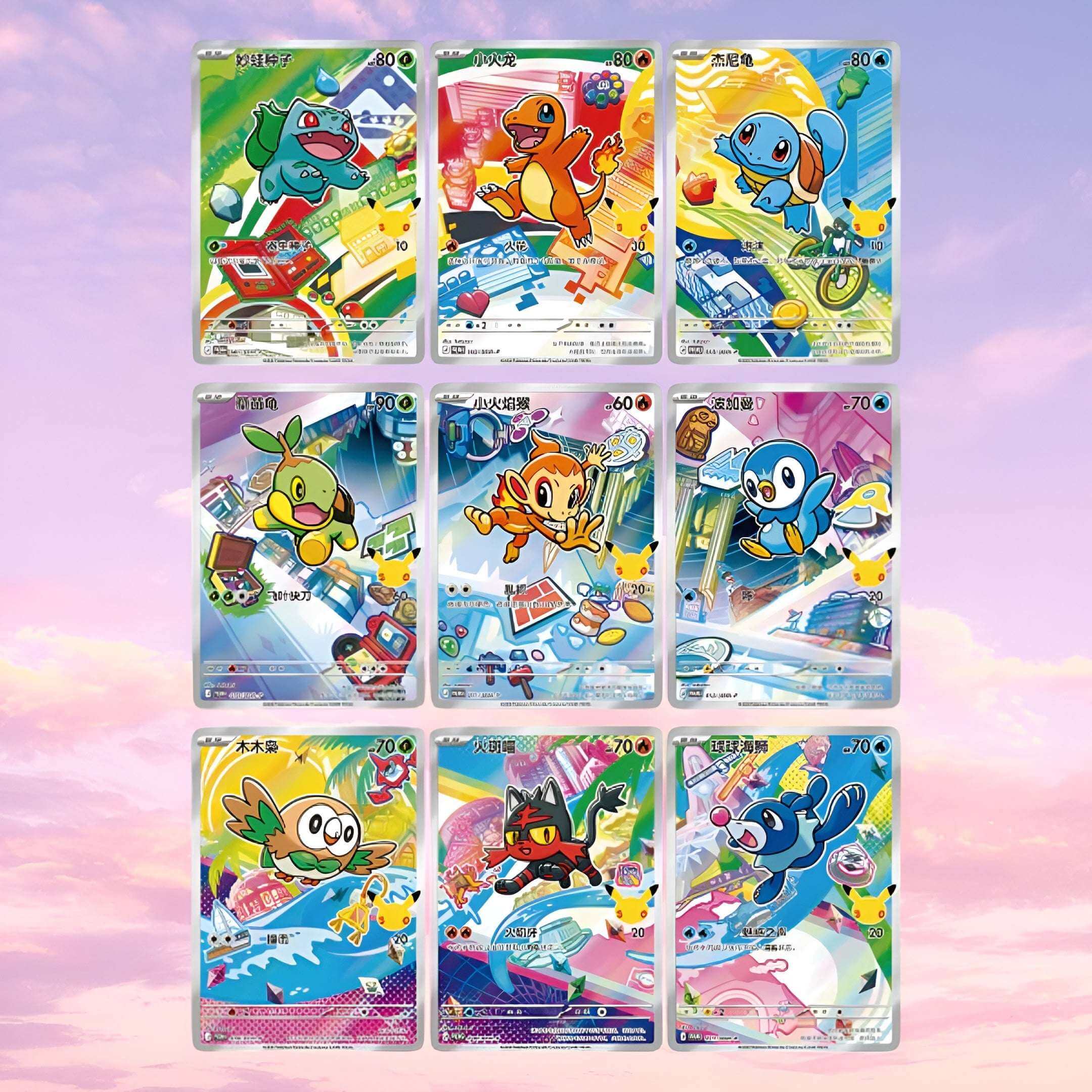 Pokemon 30th Anniversary Celebration: Original Partner Card Set Vol. 1 Simplified Chinese