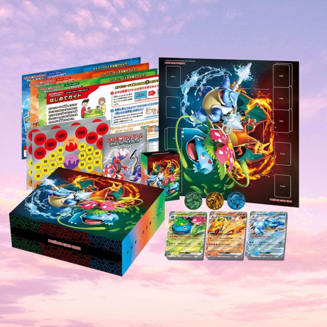 Pokemon Card Game Scarlet & Violet Special Deck Set: Ex Fushigibana Charizard Blastoise