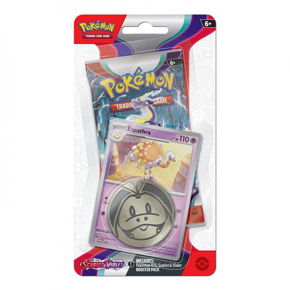 Pokémon TCG - Scarlet & Violet - Scarlet and Violet Base - Checklane Pack Blister (Espathra)