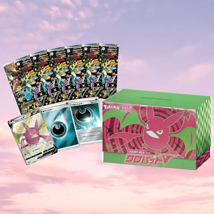 Pokemon Sword & Shield Shiny Crobat V Japanese Box