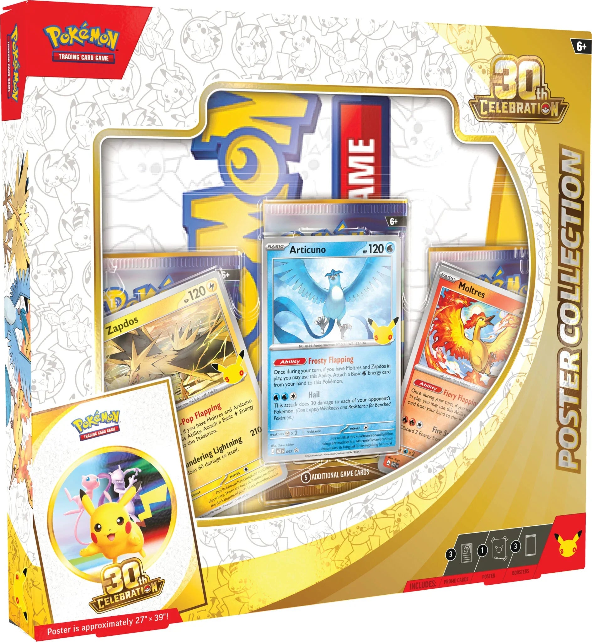 Pokémon TCG - Mega Evolution - 30th Celebration - Poster Collection
