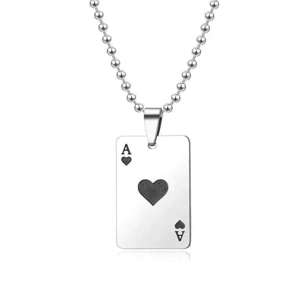 Poker Keychain Necklace