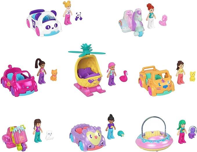 Polly Pocket - Pollyville Single Fig & Car