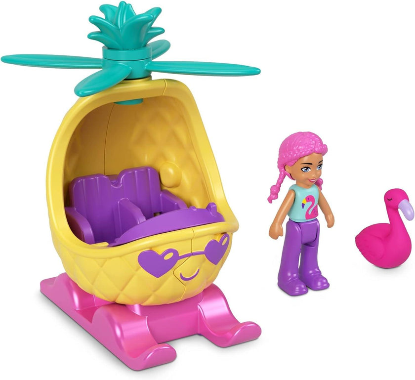 Polly Pocket - Pollyville Single Fig & Car