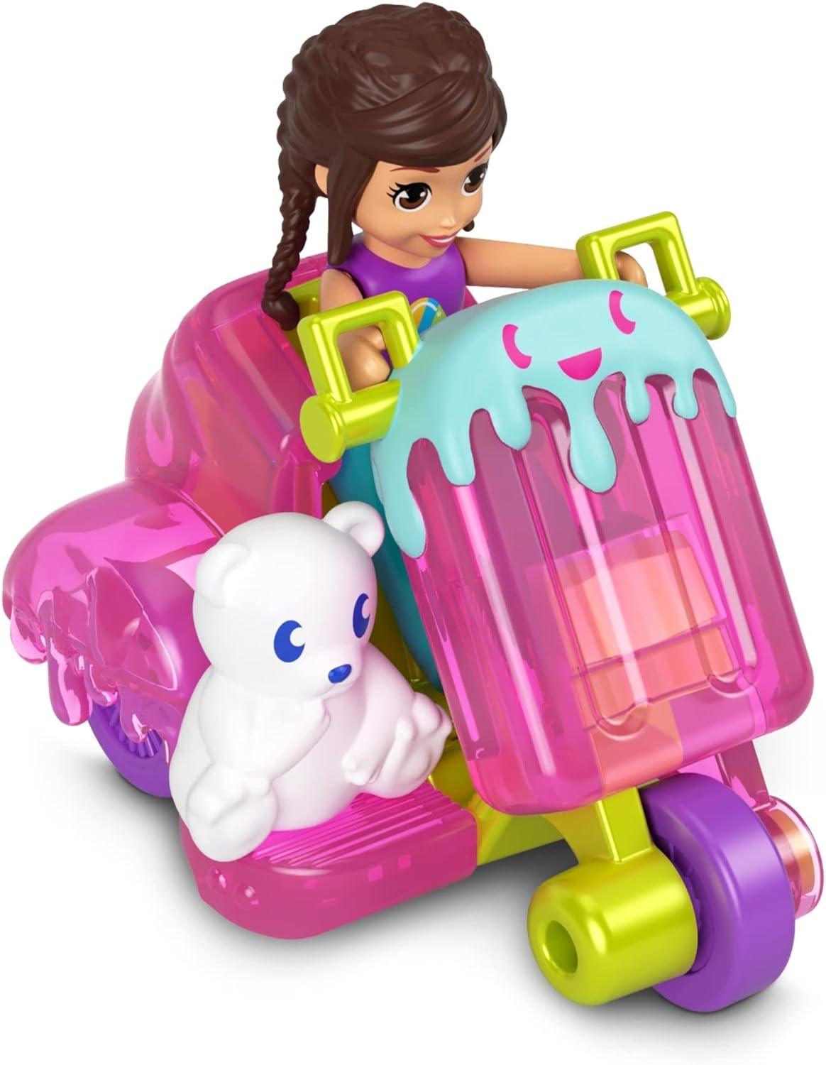 Polly Pocket - Pollyville Single Fig & Car