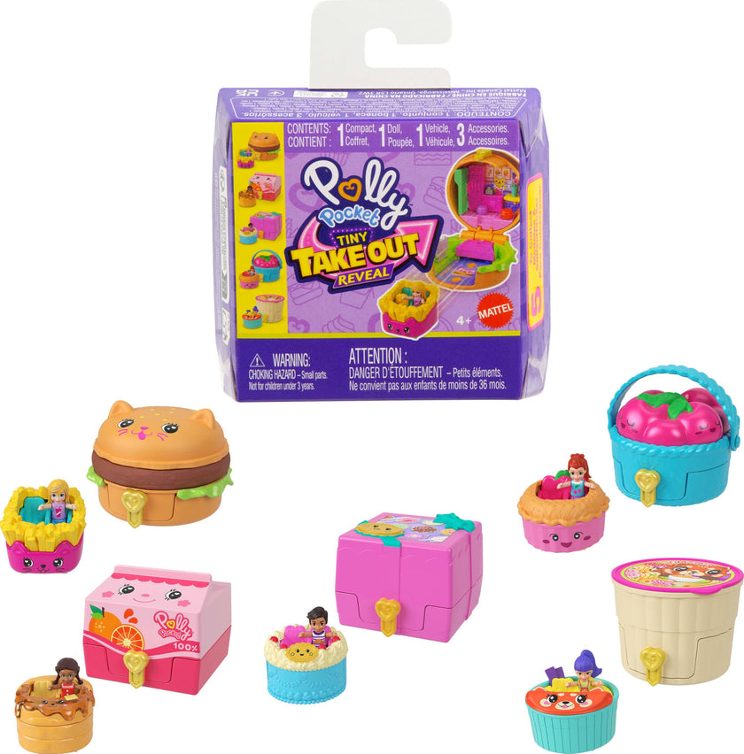 Polly Pocket - TINY TAKEOUT REVEAL CDU ASST