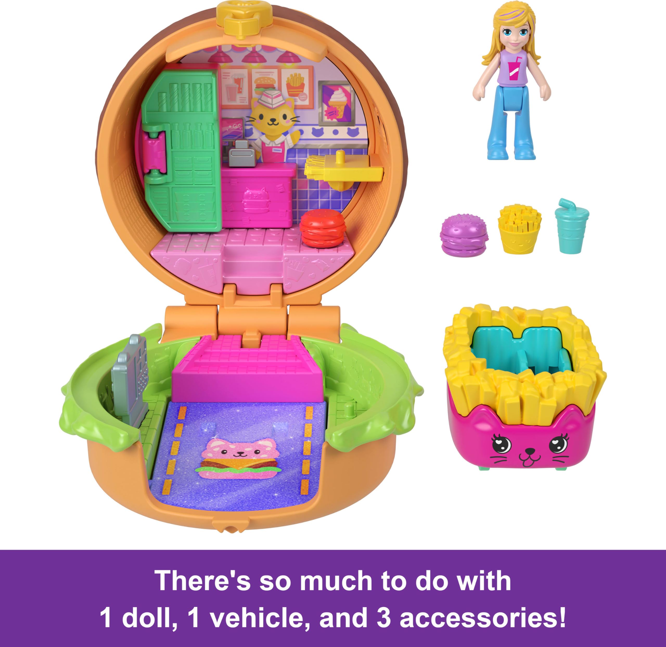 Polly Pocket - TINY TAKEOUT REVEAL CDU ASST
