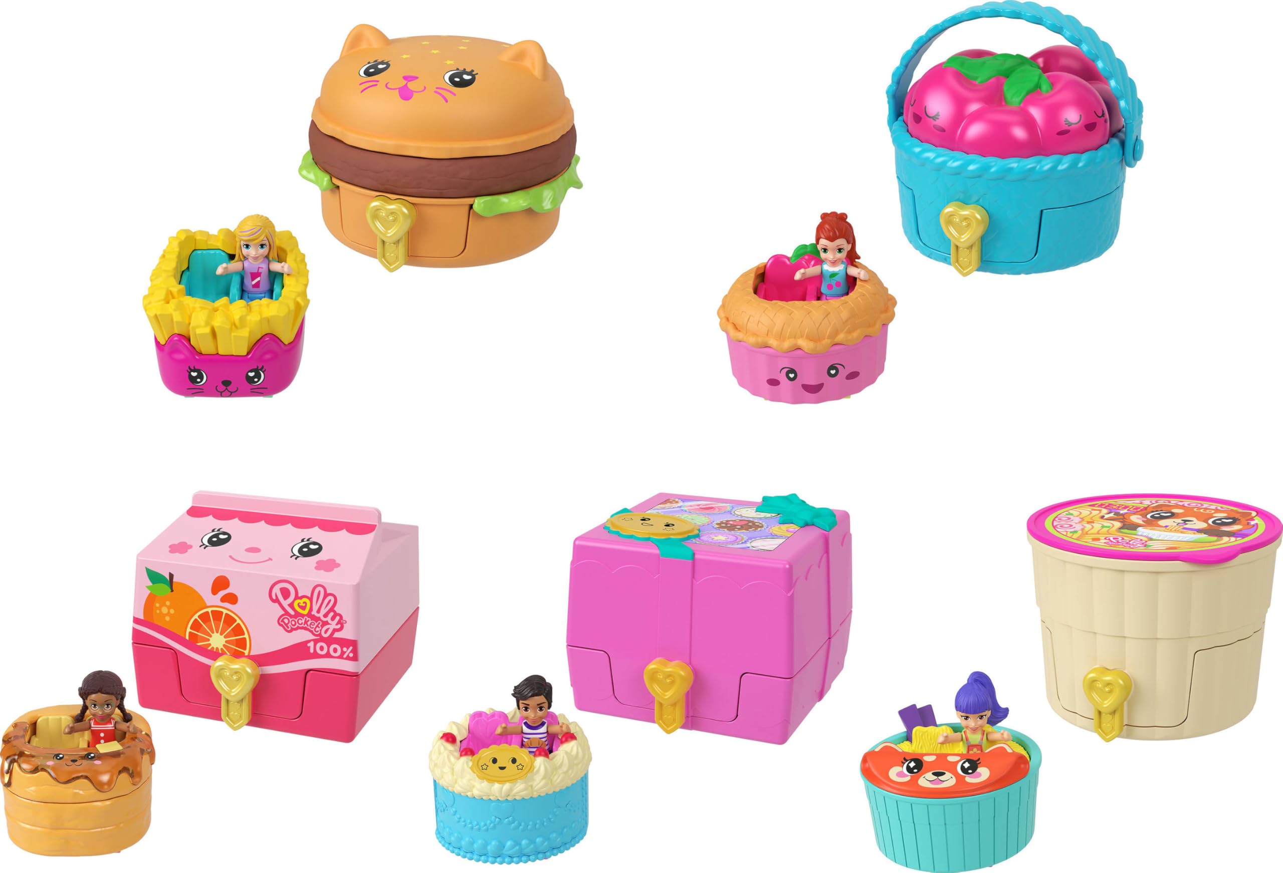 Polly Pocket - TINY TAKEOUT REVEAL CDU ASST