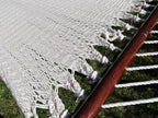 Deluxe Polyester Rope Hammock with Wicker Stand