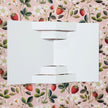 Pop-Out Card Insert White 300gsm Cardstock 4 Panels - 10 pieces 35004
